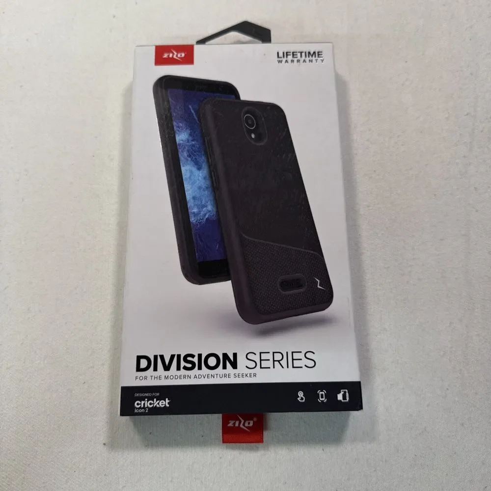 Zilo Division Series Cricket Icon 2 Phone Case Nylon Black, Shock Absorbing, NIB